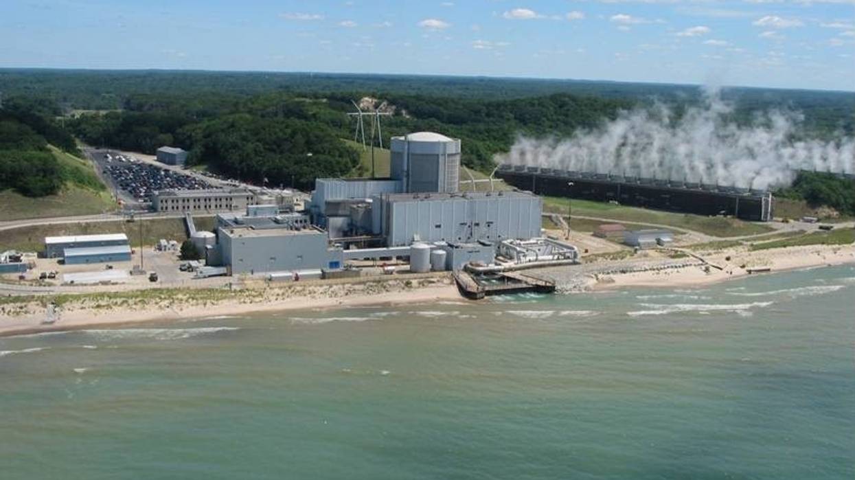 Palisades Nuclear Power Plant is seen in Covert, Michigan.
