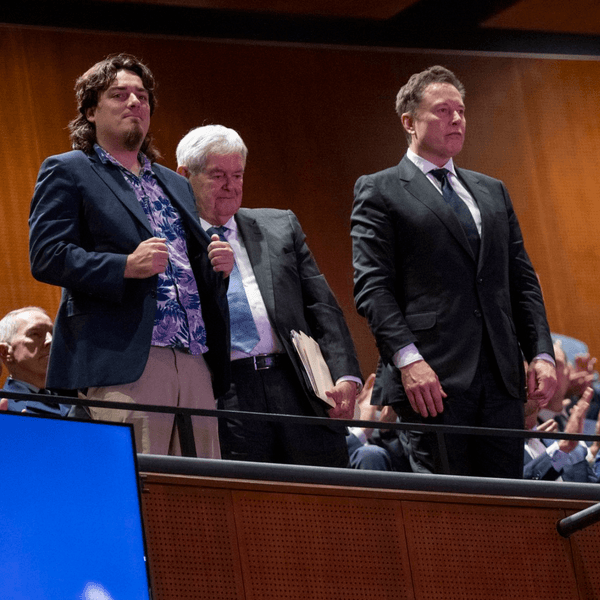Palmer Luckey, Newt Gingrich, and Elon Musk