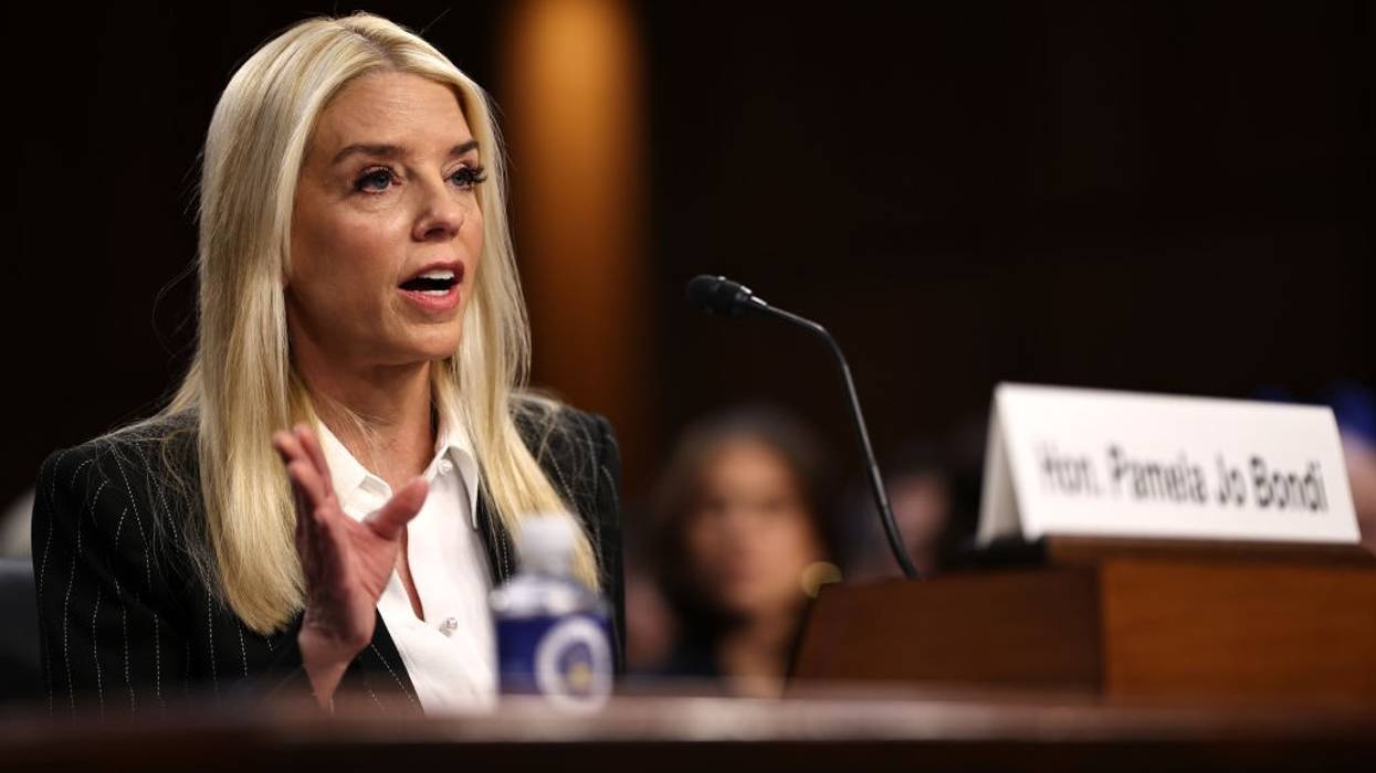 Pam Bondi Attends Confirmation Hearing To Be Attorney General