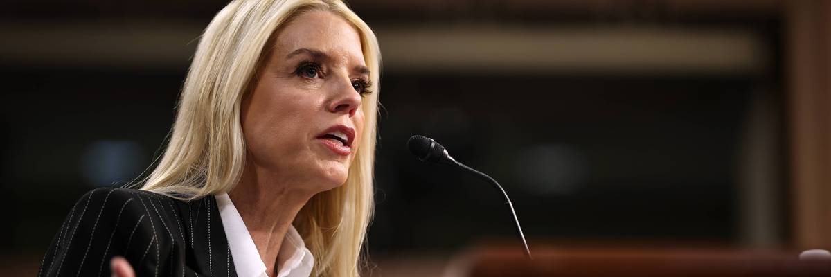 Pam Bondi Attends Confirmation Hearing To Be Attorney General