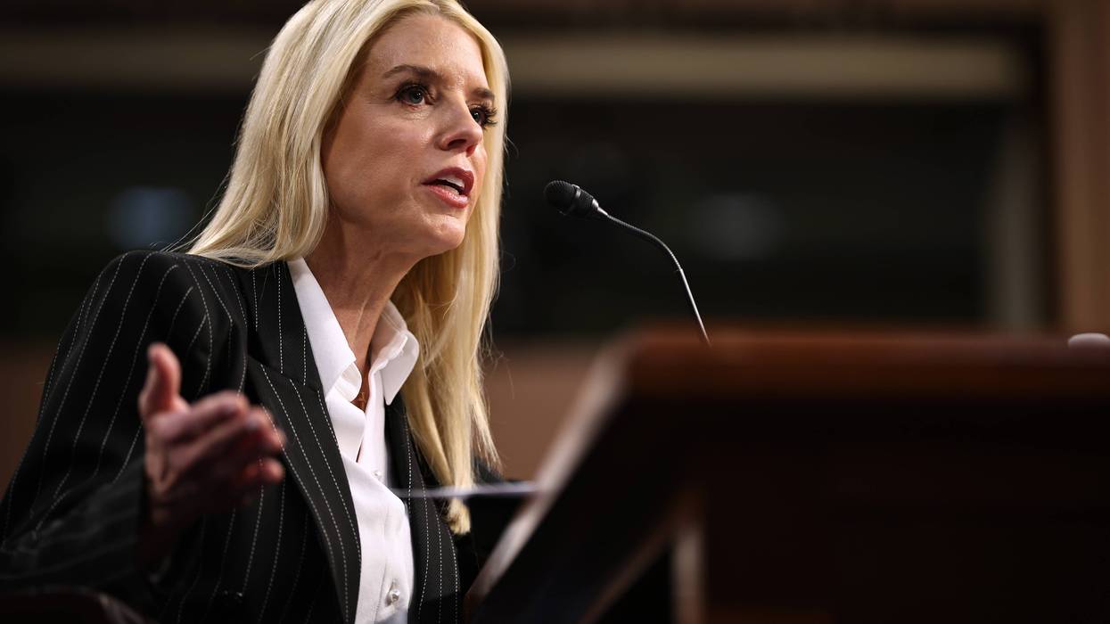 Pam Bondi Attends Confirmation Hearing To Be Attorney General