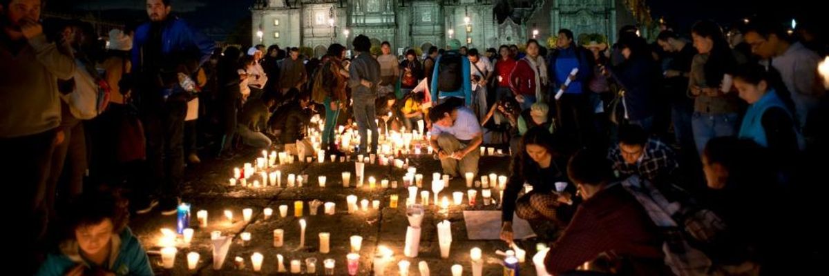 Protesters Torch City Hall, Demand Justice for Missing Mexican Students