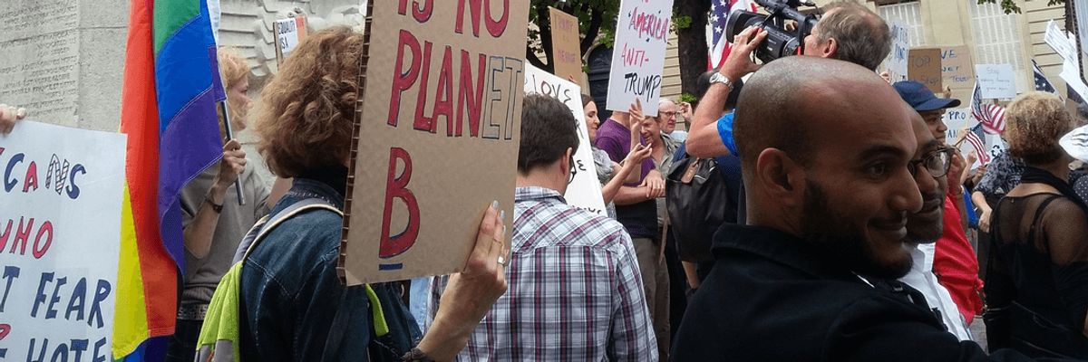 Paris Against Trump: Demonstrations Greet US President in France