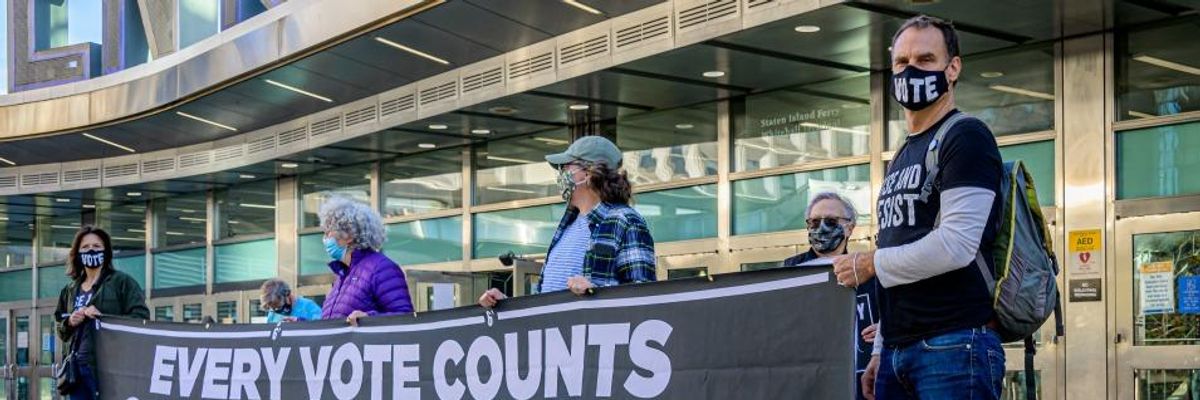 With 170+ 'Protect the Results' Events Planned for Nov. 4, Pro-Democracy Groups Vow to 'Ensure Voters Have the Last Word'