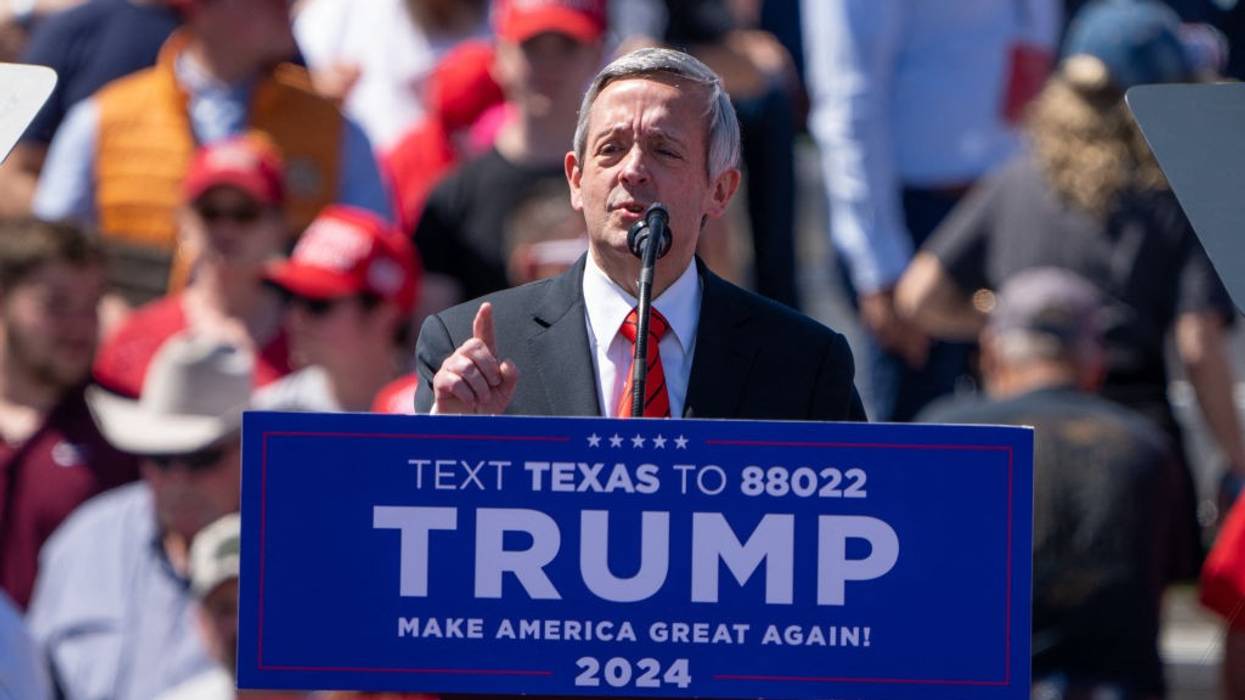 Pastor Robert Jeffress spoke at a Trump campaign rally