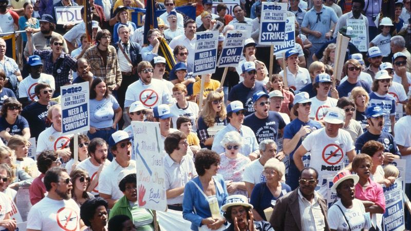 PATCO strikes in 1981 Labor Day