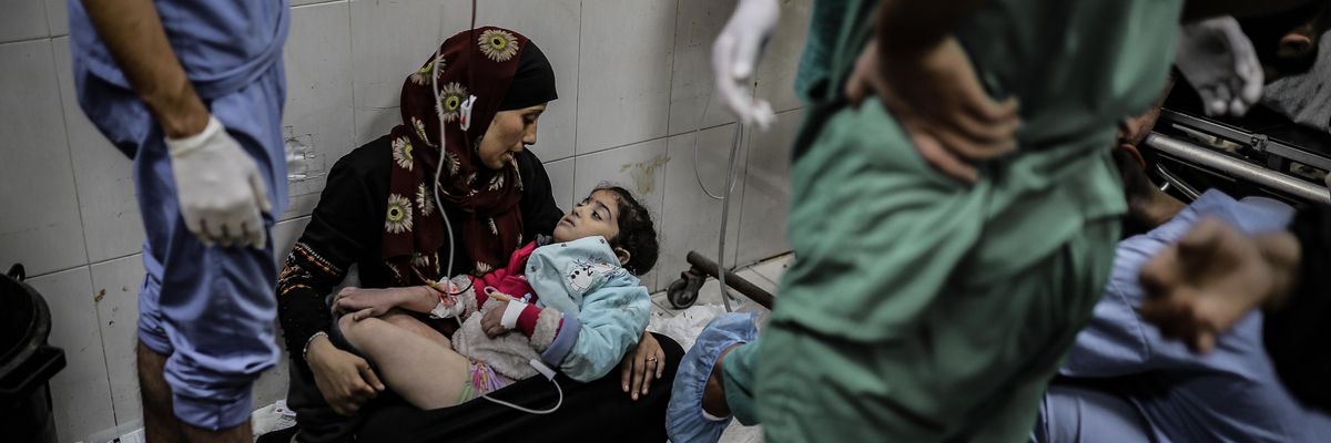 Patients at Nasser Hospital