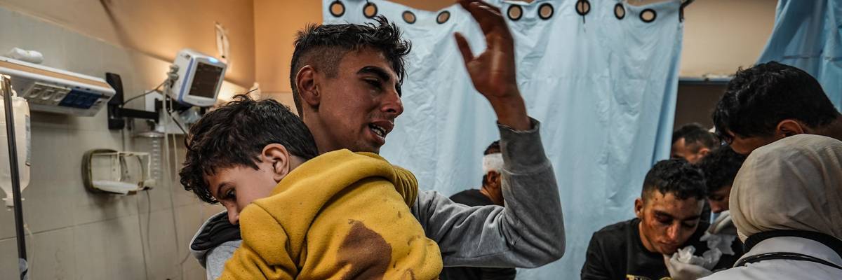 Patients at Nasser Hospital