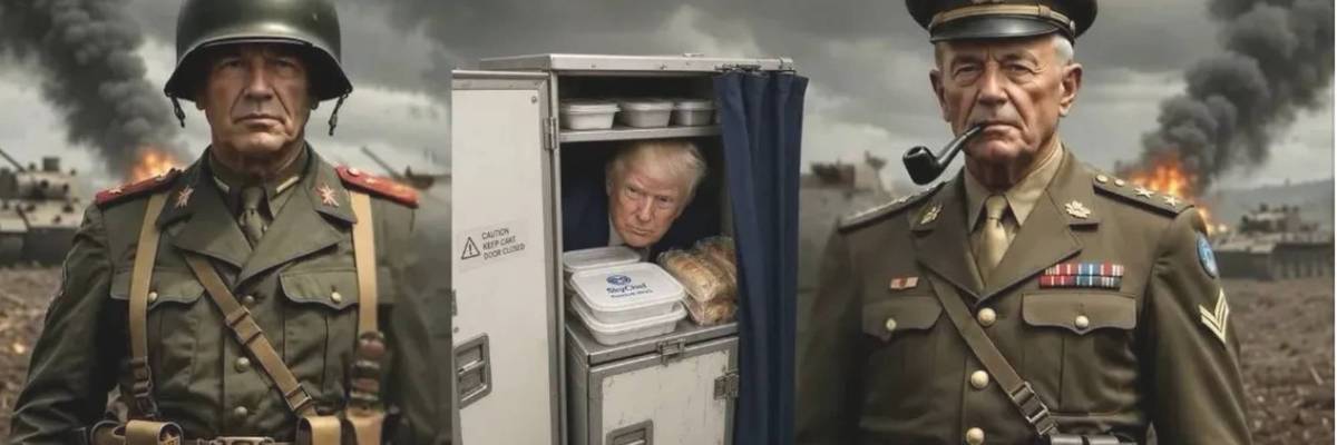 Patton, Trump, MacArthur: One of many memes making the rounds