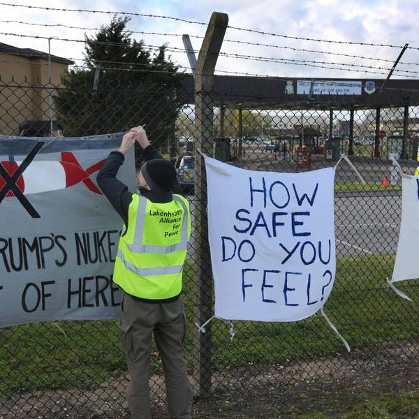 Peace Camp Protest At U.S Air Base In Lakenheath