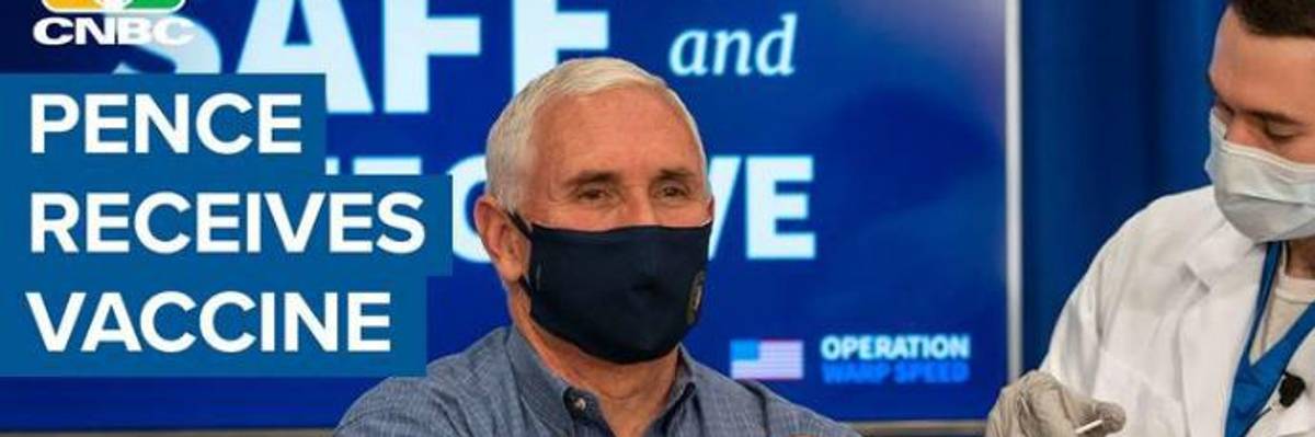 Pence, Who Backed Muslim Visa Ban, Gets Vaccine Invented by Muslim Immigrants