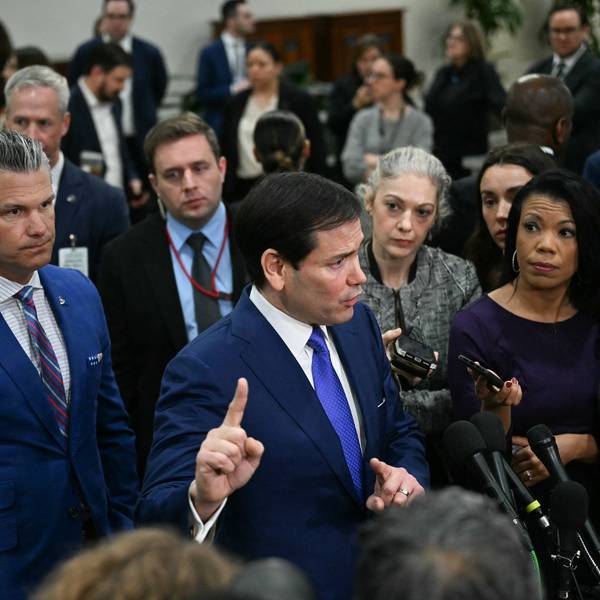 Pentagon Secretary Pete Hegseth and Secretary of State Marco Rubio