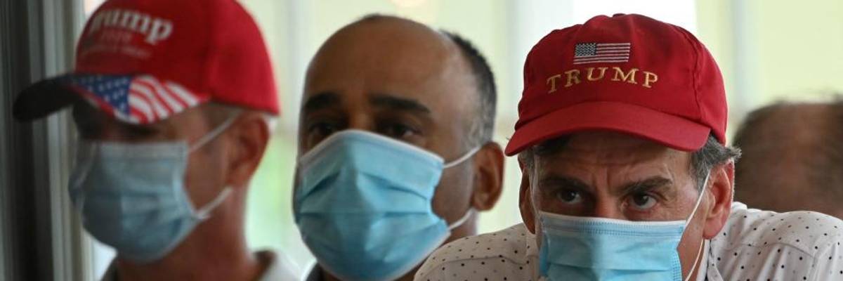 Progressives Call Trump Executive Orders What They Are: Illegal. Inadequate. Misleading. 'A Disgrace.' 'A Sham.' 'A Cruel Joke.'