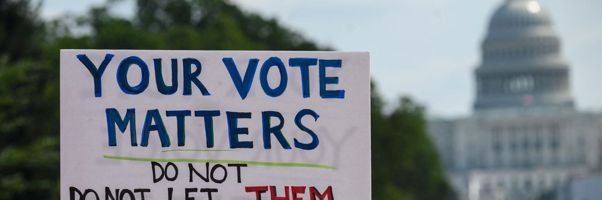 People demand legislation to protect voting rights