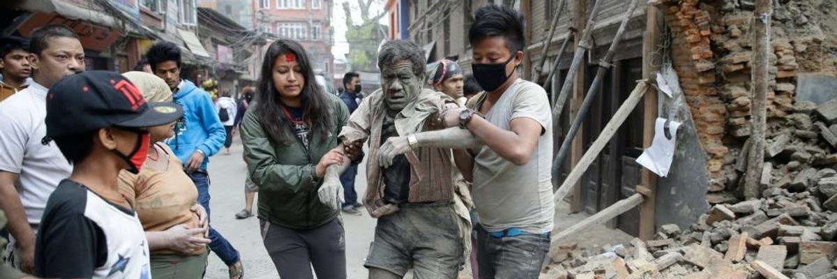 Huge Earthquake Kills Many Hundreds in Nepal; Sparks Massive Mt. Everest Avalanche