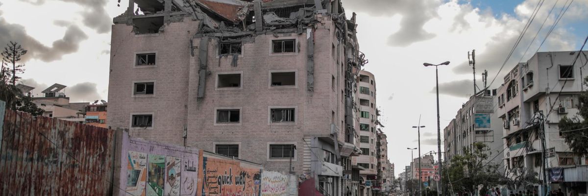 'A Heinous Crime': Israeli Airstrikes Damage Gaza's Only Coronavirus Testing Lab