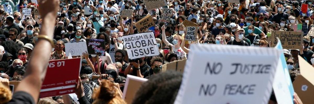 Global Protests Erupt in Solidarity With Racial Justice Defenders in US