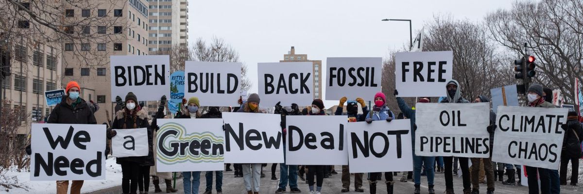 Climate Groups Warn Reported Biden Plan to Cut Emissions in Half by 2030 'Not Good Enough'