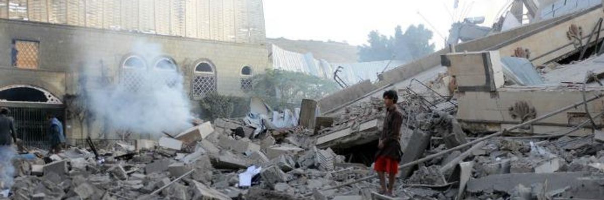 As Corporate Media Looks the Other Way, US-Backed Saudi Bombing Campaign Kills Dozens in Yemen