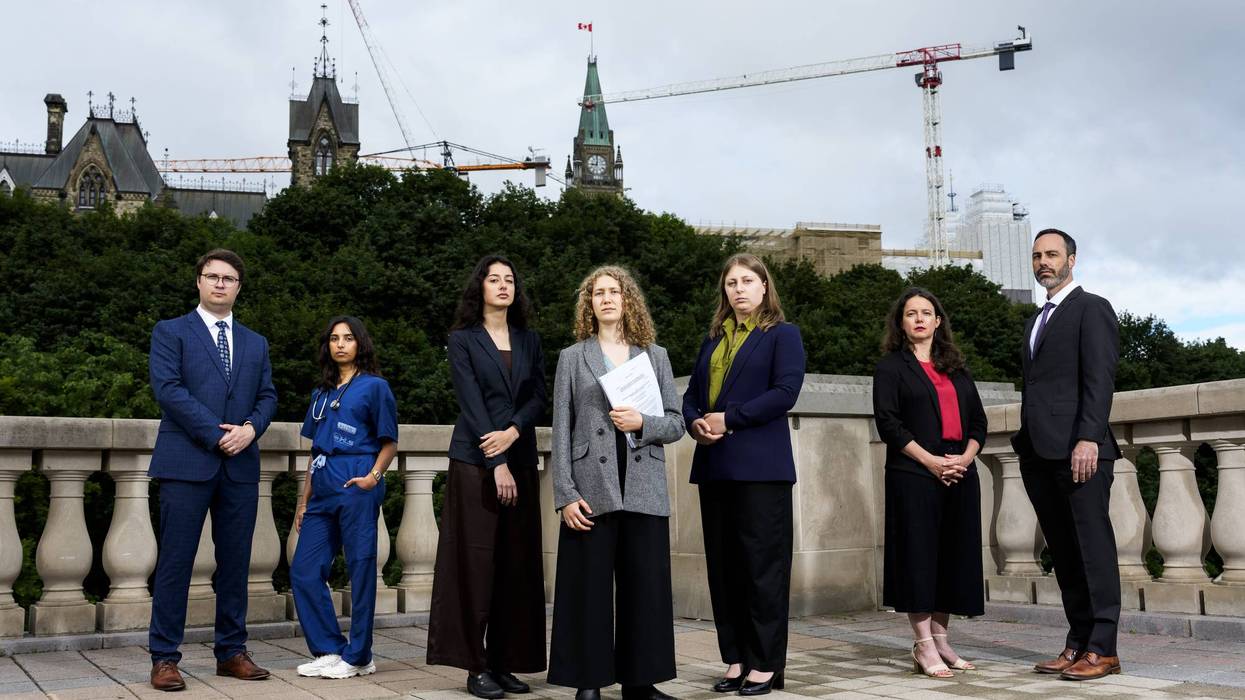people invovled in legal challenge to canada's climate policy