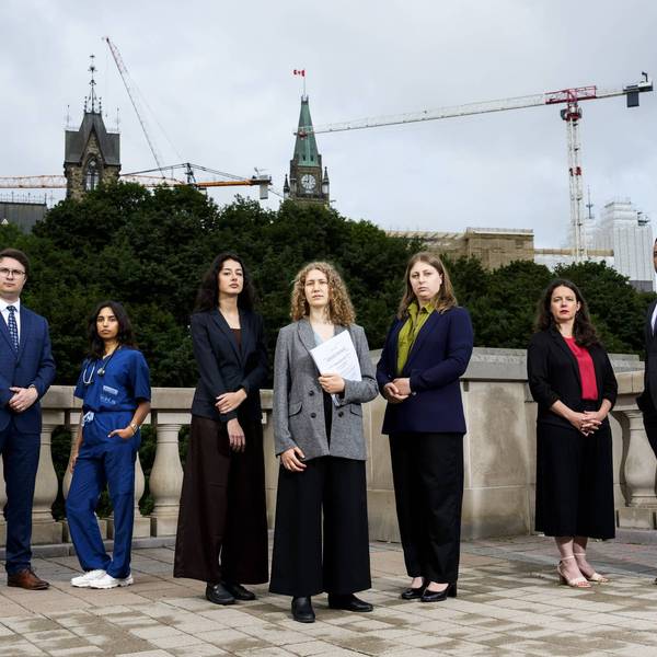 people invovled in legal challenge to canada's climate policy