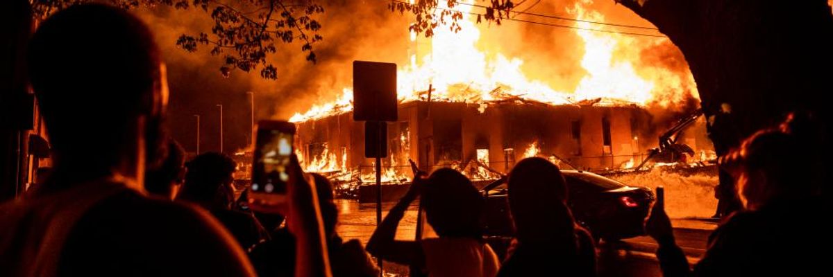 Calls for Peace--But Mostly Justice--as Minneapolis Erupts in Anger Over Police Killing of George Floyd