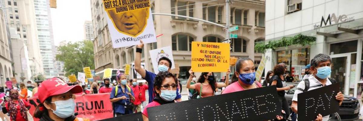 Billionaire Bonanza Continues as Workers Pounded by Pandemic, Recession, and GOP Relief Refusal