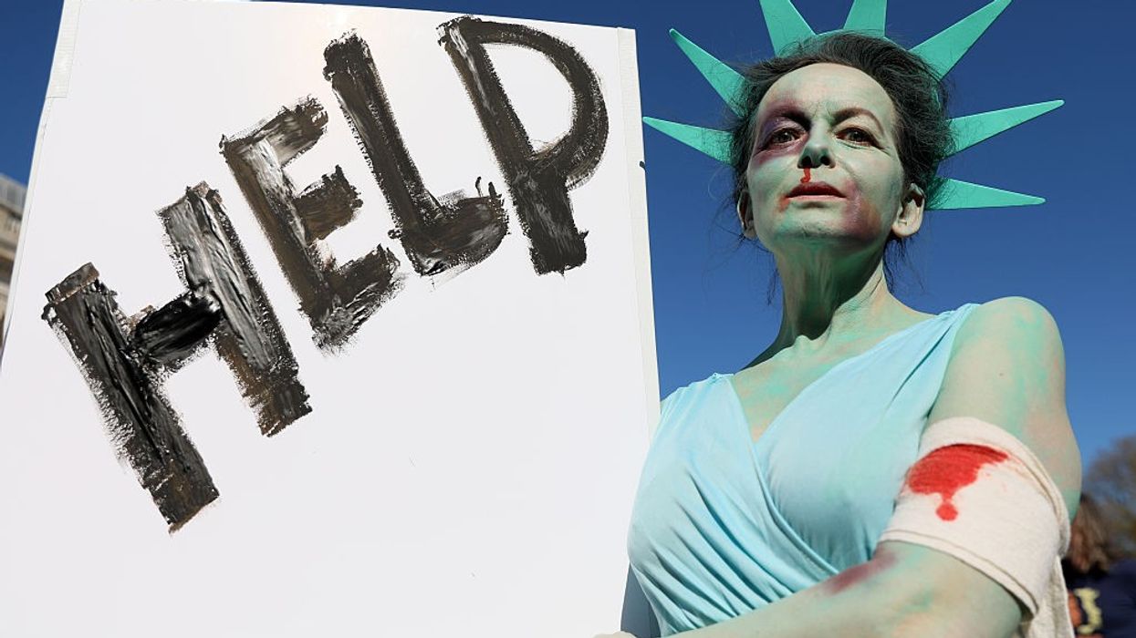 People Protest Against Donald Trump And Elon Musk In London