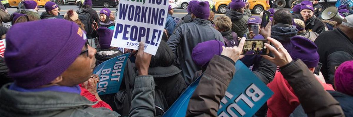 NYC Greets Trump: "Lock Him Up! Lock Him Up!"