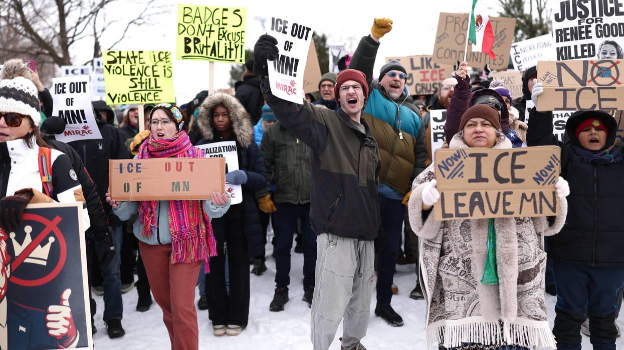 People protest ICE in Minneapolis
