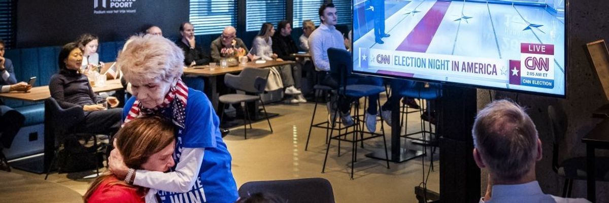 People react to 2024 election results.