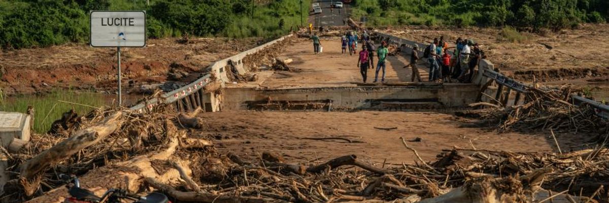 Latest 'Wake-Up Call' of Climate Emergency as Historic Cyclone Hits Still Reeling Mozambique