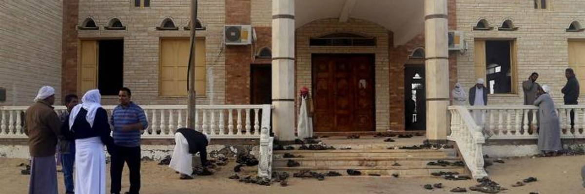 Trump Uses Mosque Attack to Promote Muslim Ban as Death Toll Tops 300