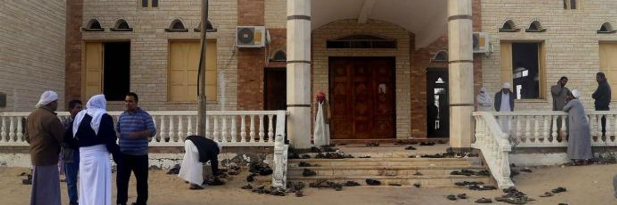 Trump Uses Mosque Attack to Promote Muslim Ban as Death Toll Tops 300