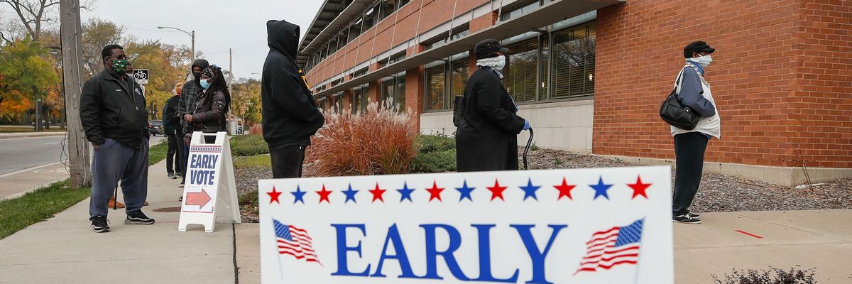 Calling Trump a 'Clear Threat to Our Democracy,' Civil Rights Group Sues Admin. Over Voter Intimidation