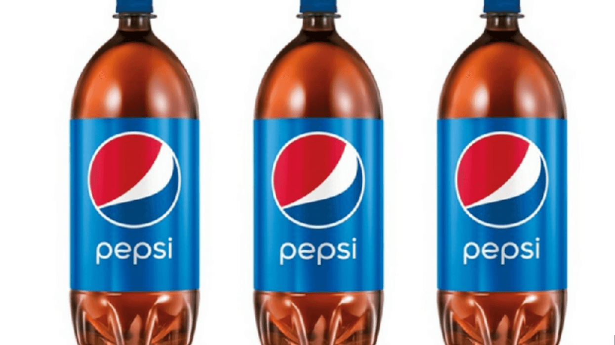 Pepsi in plastic bottles