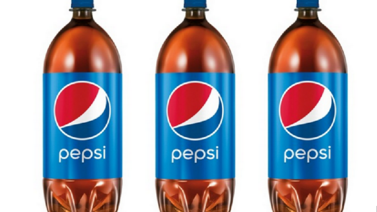 Pepsi in plastic bottles