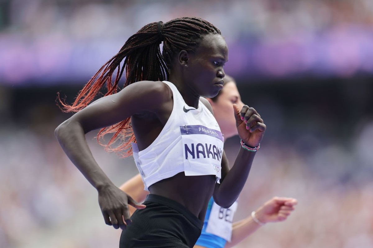 Perina Lokure Nakang of the Refugee Olympic Team