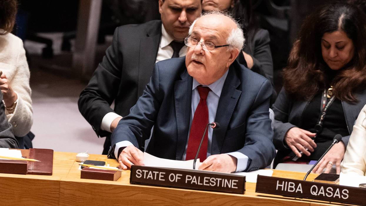Permanent Observer of State of Palestine Riyad H. Mansour