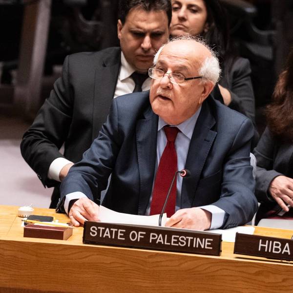 Permanent Observer of State of Palestine Riyad H. Mansour