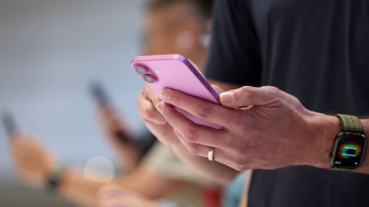 person holding iPhone