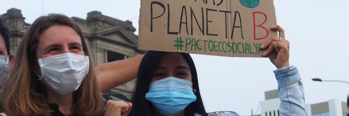 Peru climate protest
