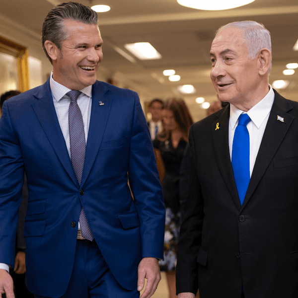 Pete Hegseth and Benjamin Netanuahu