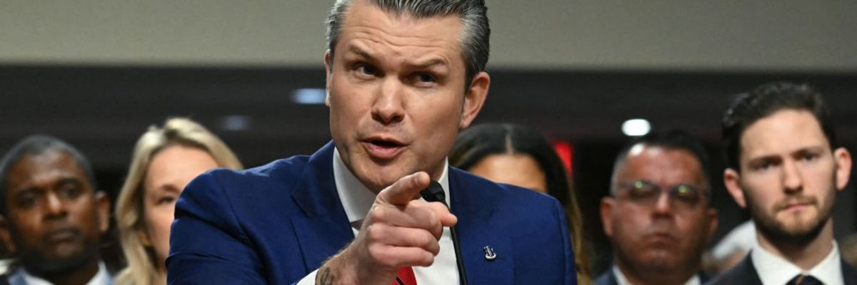 Peter Hegseth and Philip Hegseth pictured together during confirmation hearing.
