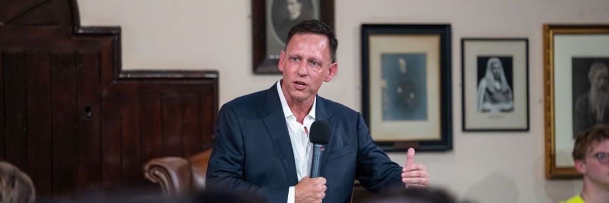 Instead of Charity, Peter Thiel Told Elon Musk to Use Billions for Right-Wing Crusade Against 'Antichrist'