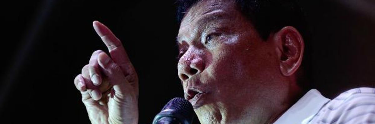Duterte, Recipient of Trump Praise, Just Threatened to Have Human Rights Activists Shot