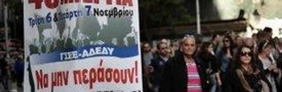 Greece Jumpstarts Week of Protests as General Strike Takes on Austerity