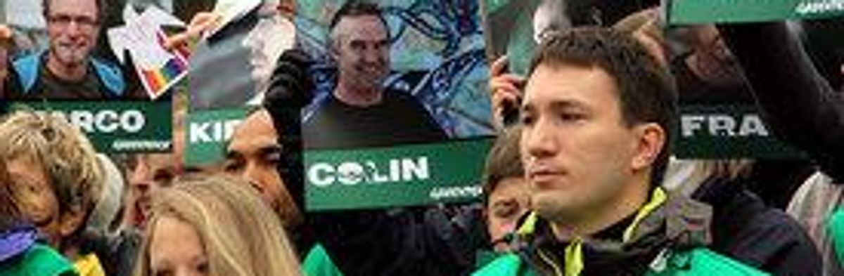 Defying Int'l Law, Russia Says Arctic 30 Can't Leave Country