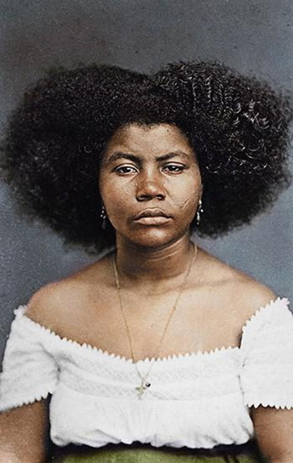 (Photo by Alberto Henschel, colorized by Marina Amaral.)