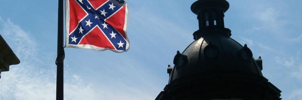As Nation Mourns Racist Murders, Flag of Hate Still Flies over South Carolina